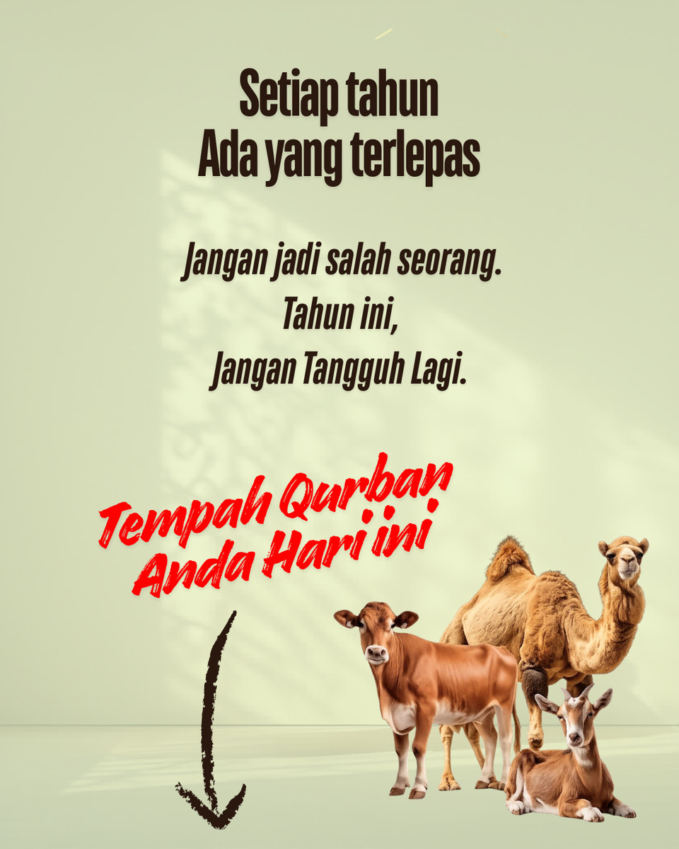 Pelaksanaan qurban di lapan negara